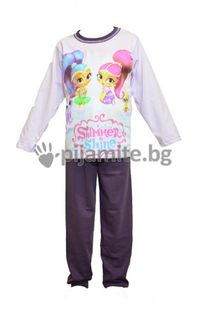   Изчерпан Детска пижама, дълъг ръкав Shimmer and Shine (3-8г.)